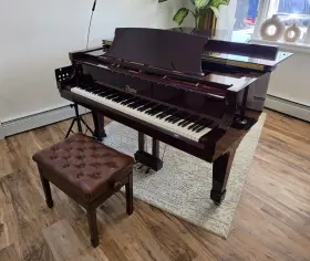 Boston Gp193 Grand Piano Mahogany Finish 88 Keys 3 Pedals Brown