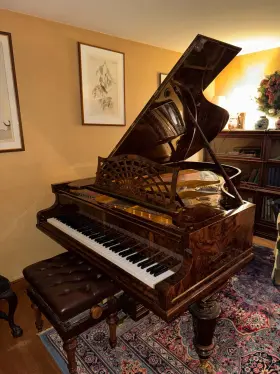 C.bechstein 60906 Grand Piano Model B 1934 Vintage Walnut Restored