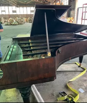17031 COLLARD Antique Baby Piano Mahogany London #3
