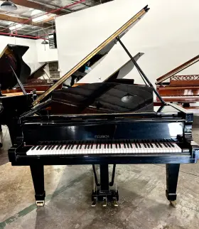 Feurich 73169 190 Grand Piano 6ft3 Inch Polished Ebony