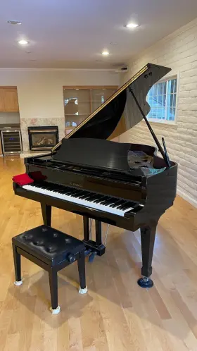 Kawai 1722401 Used - Excellent Condition Kg-2e Grand Piano 5ft10 Inch Polished Ebony