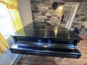 Kawai 270631 Baby Grand 5ft9 Inch Piano Model 500 Manuf. 1967-japan With Bench Ebony Lacquer