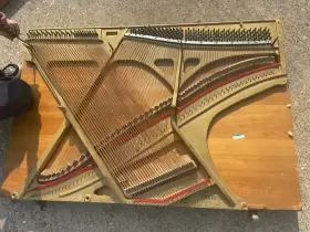 KB072 KELLY Cast Iron Harp Fall Board Action Music Desk Lyre