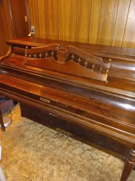12934 KIMBALL Pine Wood Piano Great