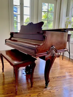 WKG-58 KNABE Louis Xv Baby Piano #2