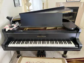 Mason & Hamlin 119995 And Aa Grand Piano 1917 Ebony 88 Keys 3 Pedals Vintage