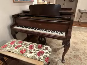 39454 MASON HAMLIN Queen Anne Piano #2