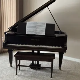 Mason & Hamlin Aa-28816 And Aa Grand Piano Mahogany Finish 88 Keys Tension Resonator