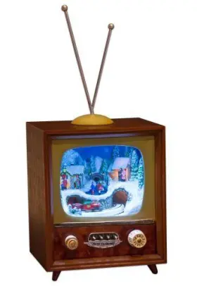 51013 MUSICBOX KINGDOM Tv Music Box Playing Christmas Carols