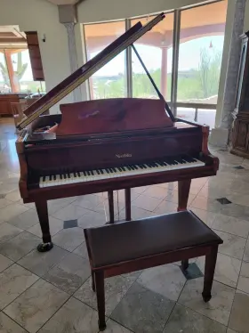 13116 NORDISKA Baby Piano Mahogany Dg #2