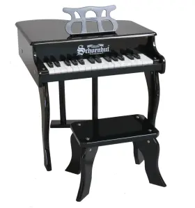 Schoenhut 253781 Classic Baby Grand Piano 30-key Children S Ebony High Gloss