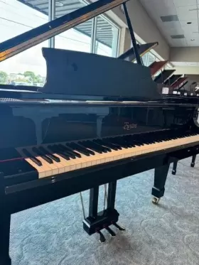 132342 STEINWAY SONS Boston Piano Ebony Polish