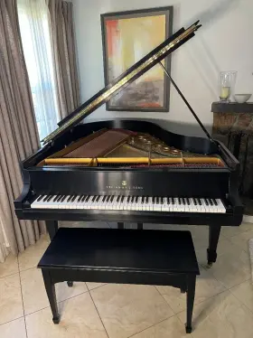 187036 STEINWAY SONS Piano Bench Ebony Finish