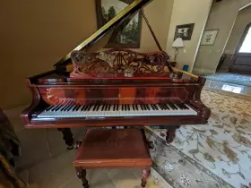 212561 STEINWAY SONS Piano Pyramid Mahogany #3