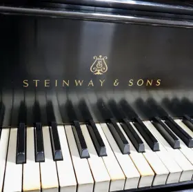 Steinway & Sons 218060 And Model M Grand Piano Ebony/black 88 Keys 3 Pedals