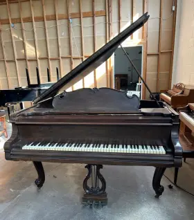 Steinway & Sons 219169 Louis Xv O Grand Piano 5ft11 Inch Satin Walnut