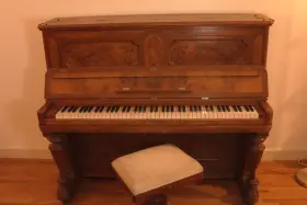 26640 STEINWAY SONS Upright Piano Antique Rosewood #2
