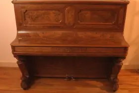 26640 STEINWAY SONS Upright Piano Antique Rosewood