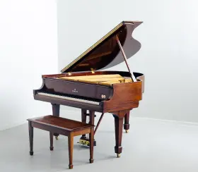 341730 STEINWAY SONS Ands High Glass Baby Piano #3