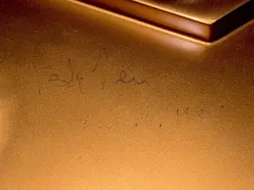 528866 STEINWAY SONS Piano Ebony Peter Nero Autographed #2