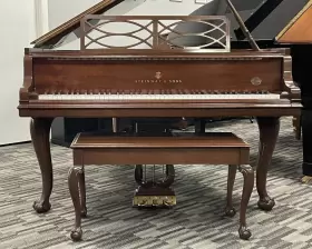 538953 STEINWAY SONS Chippendale Piano Picarzo Mahogany #2