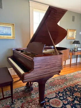 Steinway & Sons 91915 Flame Mahogany Grand Piano Model A 1898 Excellent Condition