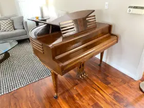 1411 WURLITZER Butterfly Baby Piano Key Flame Great #3