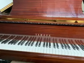 6070137 YAMAHA Baby Piano Mahogany Player #3