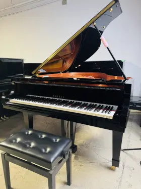 Yamaha 6343611 2012 Year C3 Grand Piano 88-key 3-pedal Ebony Black Excellent Condition