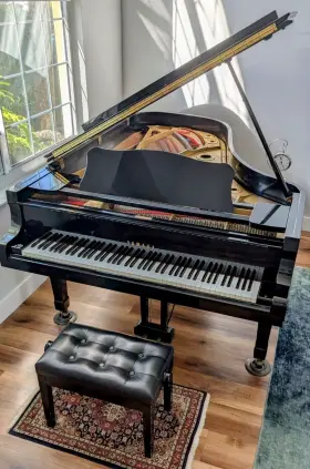 B2442912 YAMAHA Semi Concert Piano Ebony