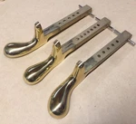Baldwin Factory Upright/vertical Piano Pedal Set, Solid Brass, Set Of 3 Pedals. Fixed Price $199.99.