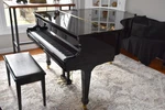 Hallet Davis Baby Grand Player Piano Pno 3. Fixed Price $7750.00.
