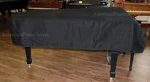 Boston Piano Cover 6'4" Black Mackintosh With Side Slits Gp-193. Fixed Price $222.95.