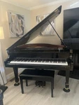 Samick Sg-150 Baby Grand Piano Polished Ebony. Fixed Price $4960.00.