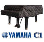 Yamaha Piano Cover C1 Black Quilted 5'3" G1, Gp1, Gc1, G1f Gh1b Side Slits. Fixed Price $275.95.