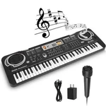 61 Key Electric Digital Piano Kids Beginner Player +mic Portable Music Keyboard. Fixed Price $21.95.