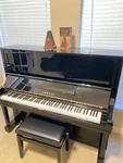 Yamaha U3 Upright Piano 52" Ebony Polish - Excellent Condition. Fixed Price $6990.00.