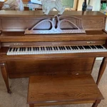 Rare Mid-century Used Baldwin Acrosonic Upright Piano Walnut Mahogany Finish Euc. Fixed Price $3100.00.