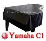 Yamaha Black Vinyl Grand Piano Cover C1 5'3" - Side Slits. Fixed Price $282.95.