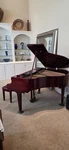 Wurlitzer 4'8" C143 Grand Piano Polished Mahogany - Excellent Condition. Fixed Price $4000.00.