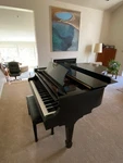 Samick 6' 1" Grand Piano Polished Ebony Model Sg-185 Pristine Condition. W/bench. Fixed Price $4500.00.