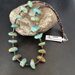 Navajo Royston Turquoise Shell Heishi Sterling Silver Bead 20 Necklace. Fixed Price $298.85.