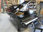 Kawai 9' Concert Grand Kg-8c Refinished Ebony Satin With Matching Bench. Fixed Price $17995.00.