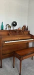 Sohmer & Co. New York Piano. Excellent Condition Used Brown. Fixed Price $800.00.