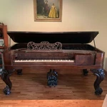 Wm Knabe & Co. Square Grand Piano, From 1850's #5724. Fixed Price $1750.00.