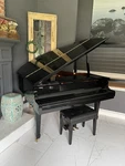 Pearl River Gp150 4'11' Baby Grand Piano With Pianodisc Iq Player System. Fixed Price $4650.00.