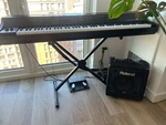 Kawai Professional Stage Piano Mp8 Chair, Pedals And A Roland Amp. Fixed Price $675.00.