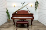 Knabe K-50kaf Baby Grand Piano 5' Walnut Satin 2010 Queen Anne Used. Fixed Price $4940.10.