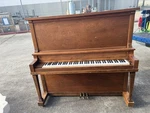 Howard Upright Piano 88 Keys 3 Pedals Brown Walnut Wood Finish Mpn. Fixed Price $450.00.