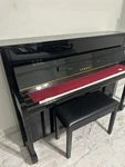 Yamaha B2 Pe Upright Piano Ebony Black 88 Keys 3 Pedals With Bench. Fixed Price $1800.00.
